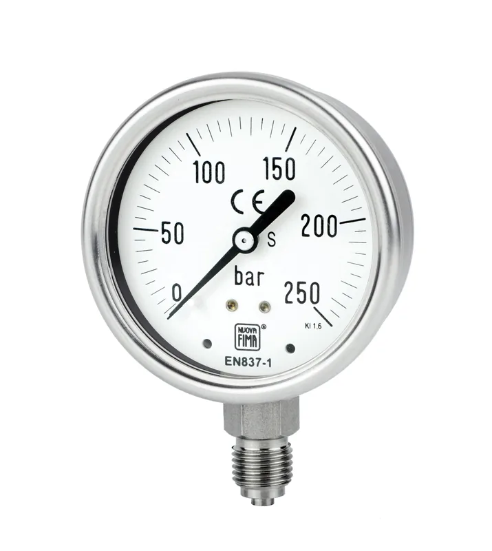 Nuova Fima 1-18-3-A-C-AAFB-21M-S63 - Pressure Gauge 10 Bar - Nuova Fima