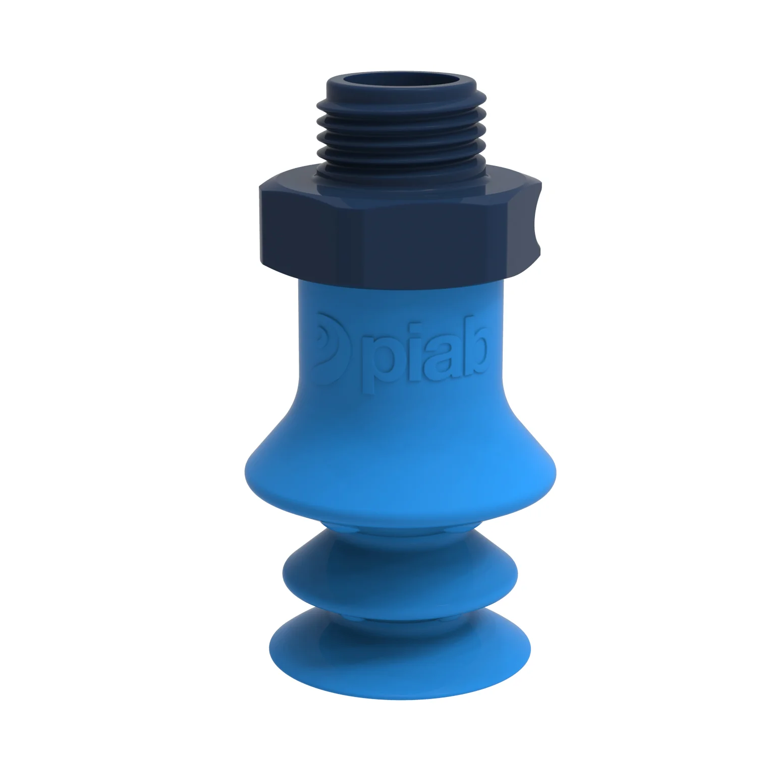 Suction cup F-BX15 Silicone G1/8" male composite, detectable, FCM - Piab
