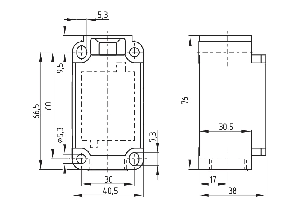 Dimensional drawing basic component