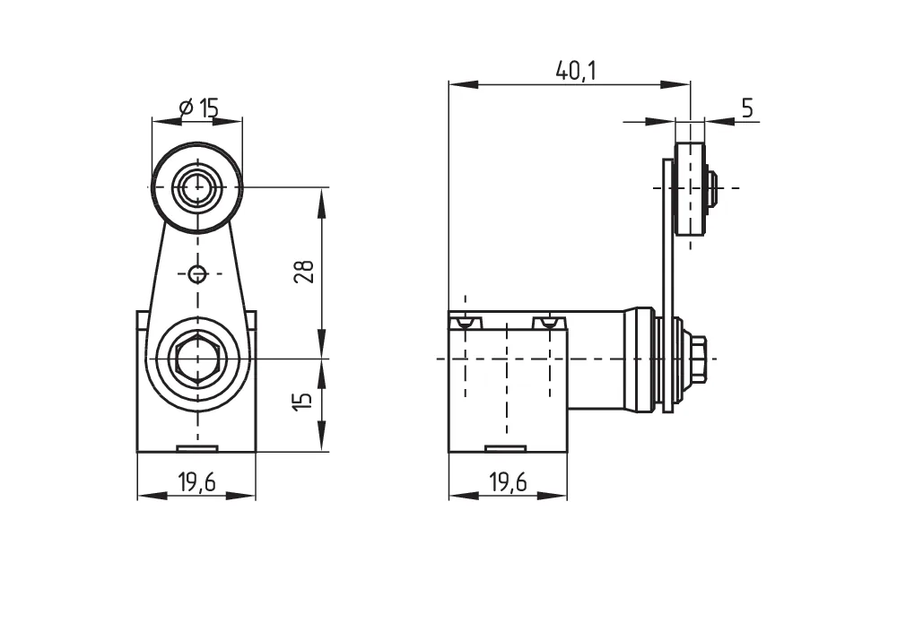 Dimensional drawing actuator